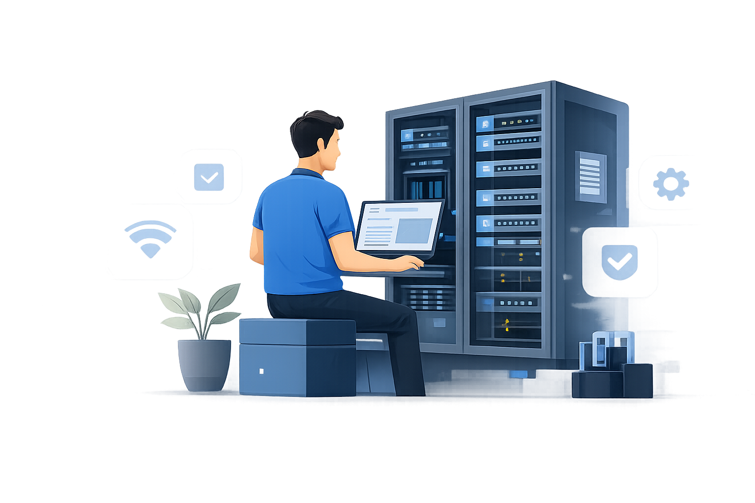 IT support illustration